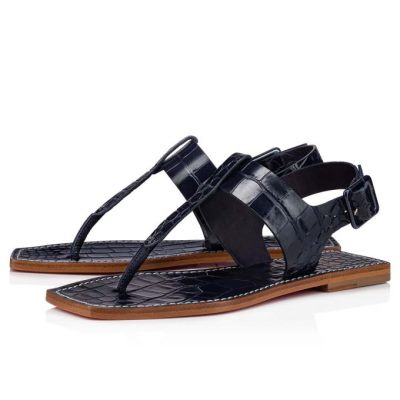 Zapatos Planos Cubongo Christian Louboutin Mujer - Azules - 1210331BK65